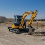 Excavadora de Gala Formación durante la puesta en marcha del sistema CHCNAV